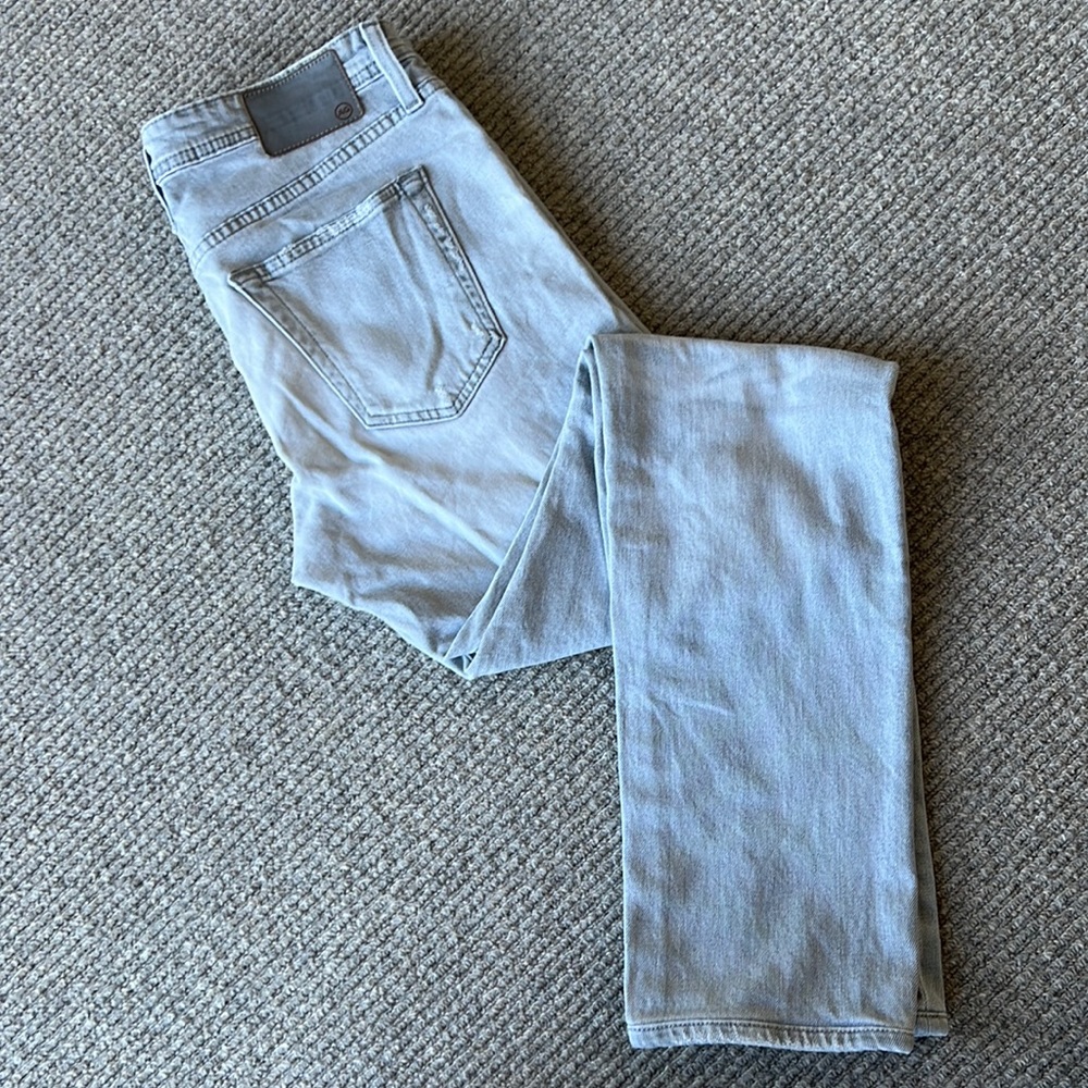 Mens AG distressed jeans